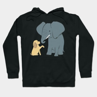 Elephant and dog Hoodie